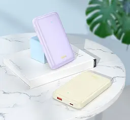 Універсальна мобільна батарея Hoco Q21 Great 10000mAh PD20W+QC3.0 (22.5W) Білий - мініатюра 3