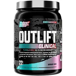 Передтренувальний комплекс Nutrex Research Outlift Clinical Miami Vice 628.9 г