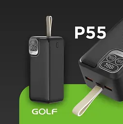 Портативний акумулятор Golf P55 50000mAh power bank - мініатюра 4