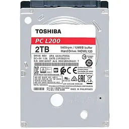 Жорсткий диск Toshiba L200 2TB HDWL120UZSVA - мініатюра 2