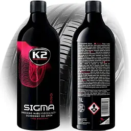 Гель для полірування та догляду за шинами K2 Sigma Pro 1 л D1101 (K20538)