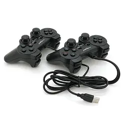 Джойстик геймпад для ПК Microkingdom 2-in-1 PC USB Black - мініатюра 2