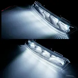 Світлодіодна ліва фара GSRECY DRL сумісна з Mercedes C-Class E SLK W204 S204 C180 C200 C220 C250 C300 C320 - мініатюра 2