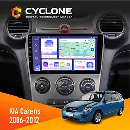 Штатна магнітола KIA Carens 2006-2012 Cyclone C9-011 4x64, DSP Cyclone (НФ-00008843)