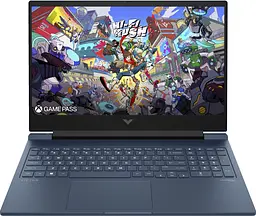 Ноутбук HP Victus 16-s1007ua 16.1' FHD IPS AG, AMD R7-8845HS, 16GB, F1024GB, NVD4050-6, DOS, синій (A31WCEA)