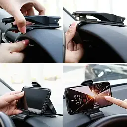 Автотримач Baseus Mouth Car Mount холдер затискач кріплення SUDZ-01 - мініатюра 7