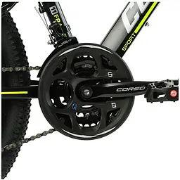 Велосипед спортивний Corso Concept 24" ЦБ-00246116 чорний - мініатюра 7