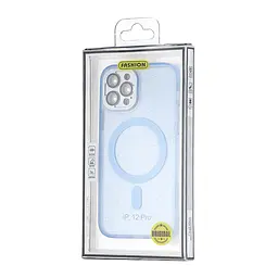 Чохол Splatter with MagSafe Protected Camera iPhone 12 Pro Light Blue - мініатюра 2