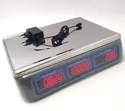 Ваги торговельні електронні акумуляторні 4V до 50кг крок зважування 5г UKC FF-1976 - мініатюра 2