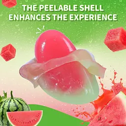 Желейні цукерки Amos Peelerz Peelable Watermelon Gummy Candy 170г - мініатюра 3