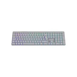 Клавіатура Canyon HKB-W11 Slim Dual Mode Wireless/Bluetooth RGB UA Grey (CNS-HBTK11G) - мініатюра 3