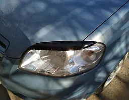 Вії фар Fly для Chevrolet Aveo III T250 2006-2011 Чорні 2 шт - мініатюра 2