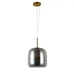 Светильник підвісний LED Levistella 909XL157-1 led (220) AB+GY, 9W, бронзовий + чорний, 1400мм, три режими, для вітальні