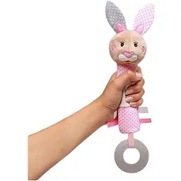 Іграшка з пищалкою BabyOno Кролик Юлія 621 (2000903545453)