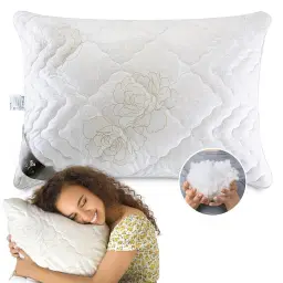 Подушка Ideia Air Dream Classic Троянди чохол на блискавці 40х60 см біла (8-11756*001) - мініатюра 3