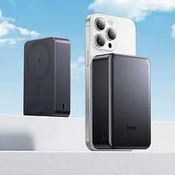 Акумулятор портативний Hoco J160B Original PD 20W magnetic power bank 20000mAh бездротова зарядка - мініатюра 9