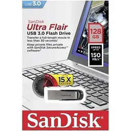 USB флеш накопичувач SanDisk 128GB Flair USB 3.0 (SDCZ73-128G-G46) - мініатюра 5