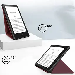 Обкладинка Ultra Slim Origami BeCover для Amazon Kindle Paperwhite 11th Gen. 2021 Red Wine (707222) - мініатюра 3