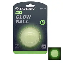 Світлонакопичувальний м'яч для собак Skipdawg Glow Ball - мініатюра 2
