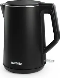 Електрочайник Gorenje 1 5 л 2 200 Вт корпус- нержав. Strix матовий чорний kuh0015405 - мініатюра 2
