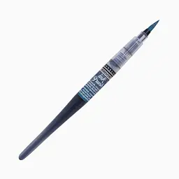 Ручка-пензель з чорнилом Sennelier Ink Brush, Переливчастий індиго синій (Iridescent Indigo Blue)