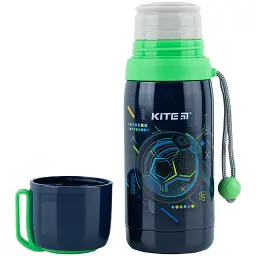 Термос Kite Goal 350 мл синій (K24-301-1) - мініатюра 2