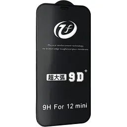Захисне скло DK 9D+ Full Glue для Apple iPhone 12 mini 5.4" black