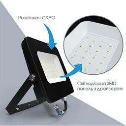 Прожектор ELM Matrix M- 70- 41 6500 (26-0042) - мініатюра 3