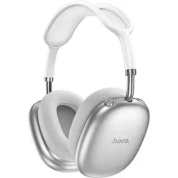 Накладні бездротові навушники Hoco W55 Plus Happiness ANC noise reduction Silver
