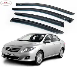 Дефлектори вікон вітровики HIC для Toyota Corolla E150 2007-2013 Оригінал (T54-IJ)