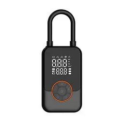 Портативний компресор Yaoen 221 USB+DC 150PSI 3000mAh (YPSBU3015B 5361) Чорний - мініатюра 9
