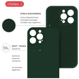 Чохол до мобільного телефона Intaleo SoftShell Apple iPhone 14 Pro Max Dark Green (1283126557859) - мініатюра 5