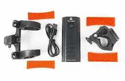 Велосипедна фара передня West Biking 3хT6 Led 1200 Lm USB 5200 mAh 10.2х4.3х2.4 см (G0000922) - мініатюра 3