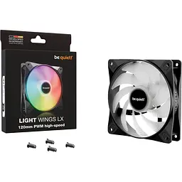 Вентилятор Be quiet! LIGHT WINGS LX 120mm PWM high-speed (BL123) - мініатюра 4