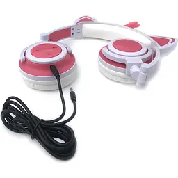 Бездротові навушники UFT Bluetooth UB106 з вушками та підсвіткою  - мініатюра 4