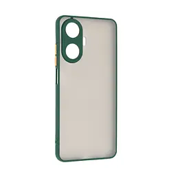 Чехол-накладка для Realme C55, Frosted Matte, зеленый, противоударный чехол с защитой всего корпуса, термополиуретан TPU + поликарбонат PC, ArmorStandart (ARM70483)