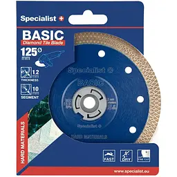 Диск алмазний Specialist+ Britva 125x1.2x22 мм (11/2-4125B)