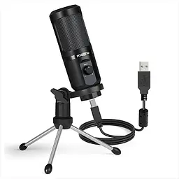 Студійний конденсаторний USB мікрофон Maono РМ461TR RGB з підсвічуванням (Чорний) - мініатюра 2