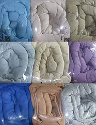 Ковдра полуторна стьобана з мікрофібри 4 сезони Damani 21839 150х210 см фіолетова - мініатюра 3