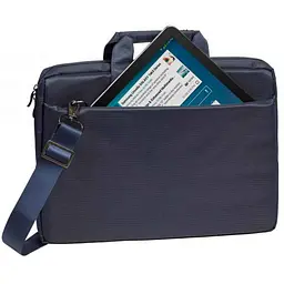 Сумка для ноутбука Rivacase 15.6" Blue (8231) (8231 (Blue)) - мініатюра 2