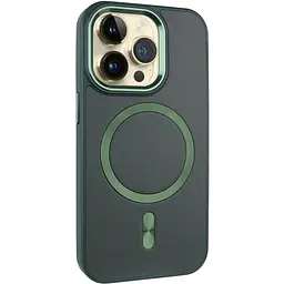 Шкіряний чохол SnapCase with MagSafe для Apple iPhone 14 Pro (6.1) Green