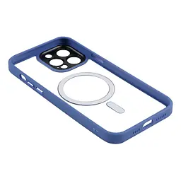 Чохол Creative TPU PC Metal Calais MagSafe Apple iPhone 14 Pro Max Light Blue - мініатюра 4
