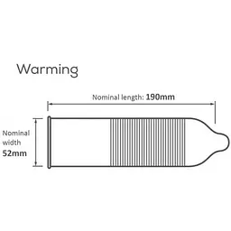 Розігріваючі презервативи Pasante Warming - мініатюра 2