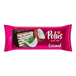 Торт вафельний глазурований Кокос Polus м/у 50 г