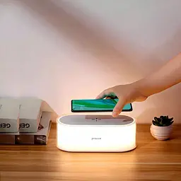 Прикроватний Нічник з Бездротовою Зарядкою Proove Glow і вбудованим аккумулятором 1200mAh 
