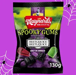 Жувальні цукерки Maynards Bassetts Spooky Gums Beetlejuice Beetlejuice 130г - мініатюра 2