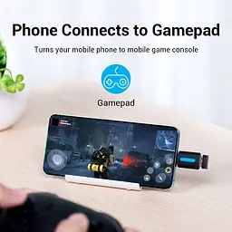 Перехідник USB 2.0 Type-C --> USB AF (OTG) PVC Vention чорний - мініатюра 7