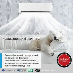 Кондиціонер Panasonic Nordic Deluxe CS-HZ35XKE/CU-HZ35XKE - мініатюра 8
