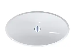 Умивальник Miraggio LEX R (0002012) Miramarble, Глянцевий, Накладний, Білий - мініатюра 4