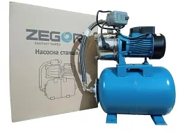 Насосна станція для водопостачання Zegor AU-AS-120S-24B 1,1 кВт 24 л 30412 - мініатюра 2